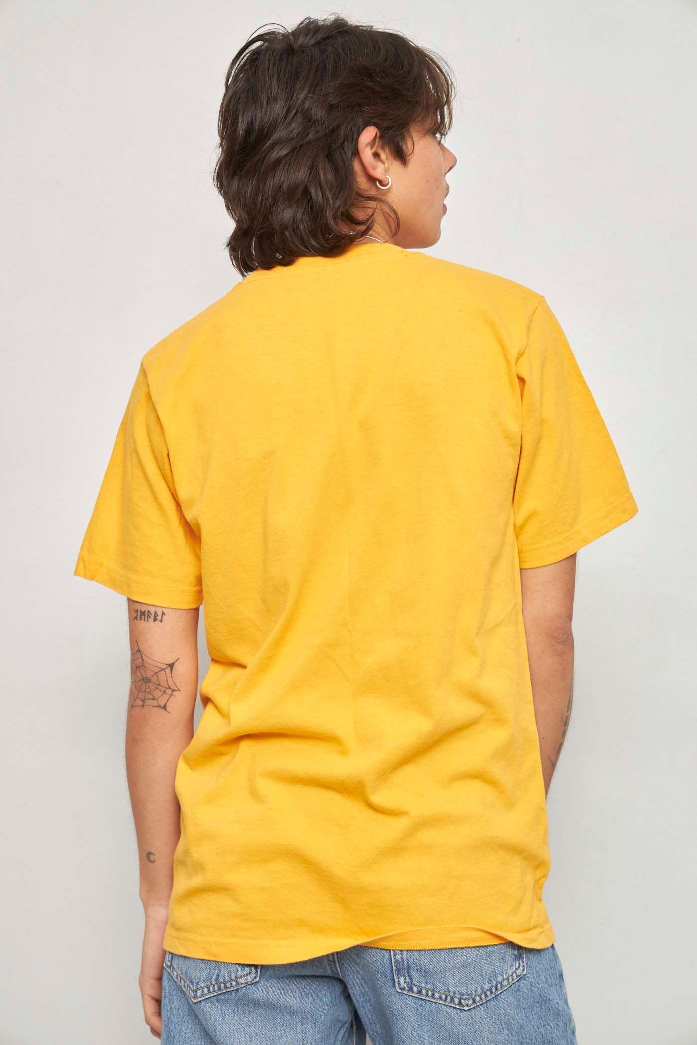 Polera casual reciclado amarillo reebok talla S  -2