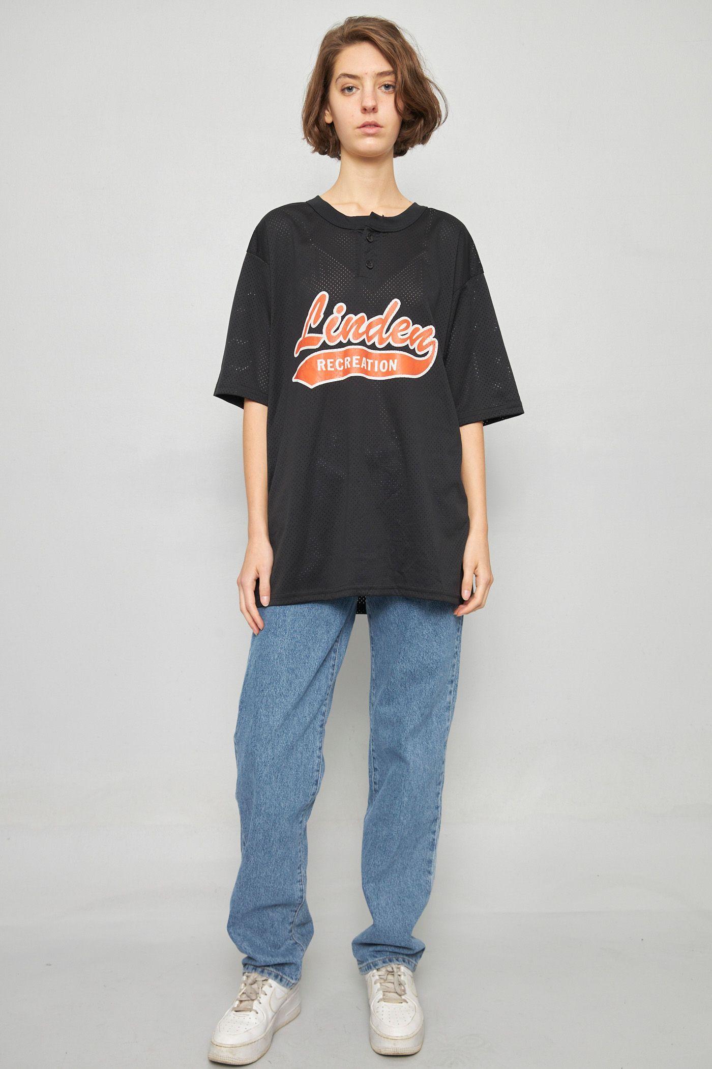 Polera casual reciclado negro augusta talla L  -3