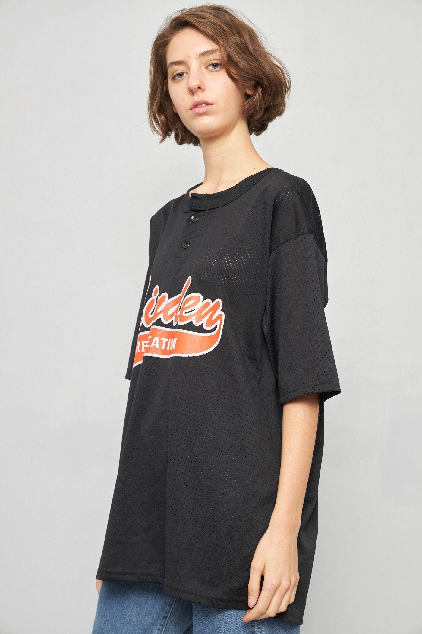 Polera casual reciclado negro augusta talla L  -1