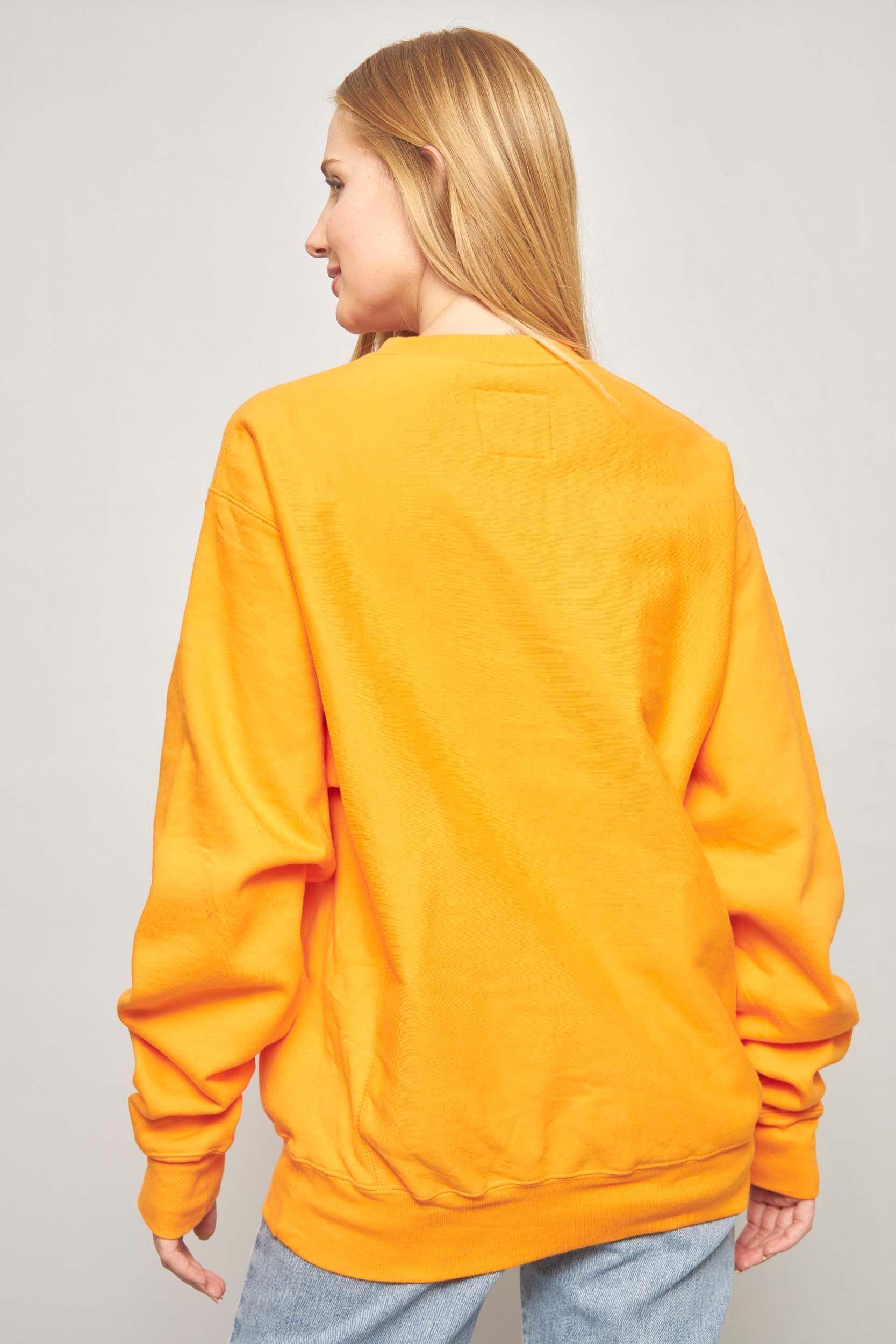 Poleron casual reciclado naranja steve & barry´s talla S-2