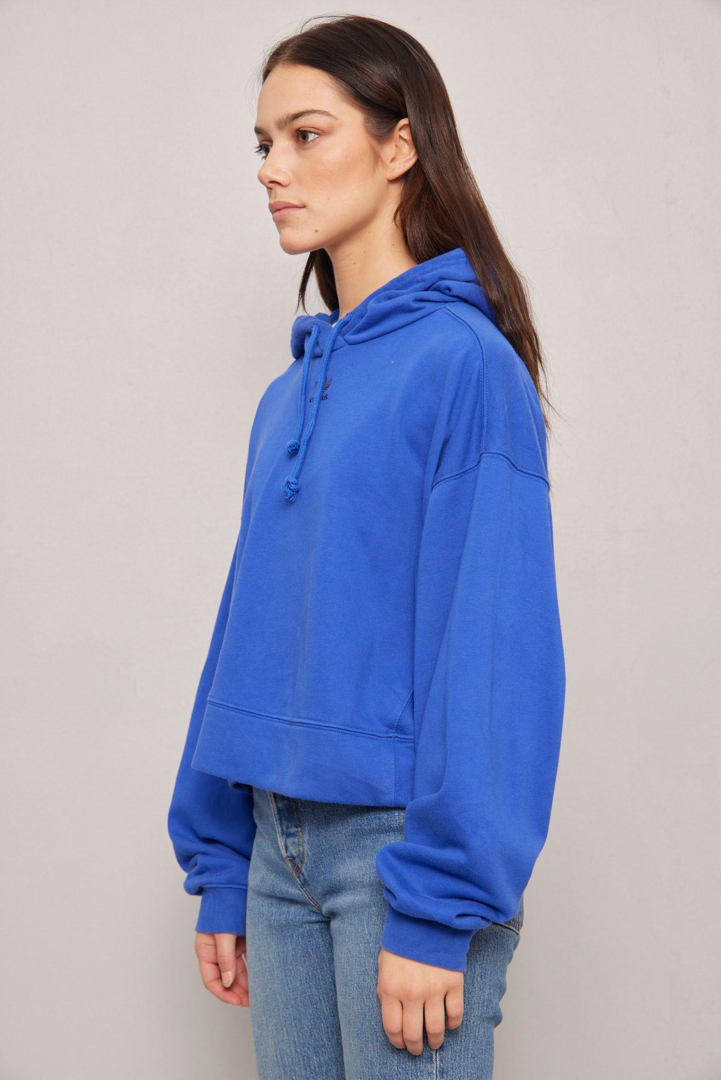 Poleron casual  azul  adidas originals talla S-1