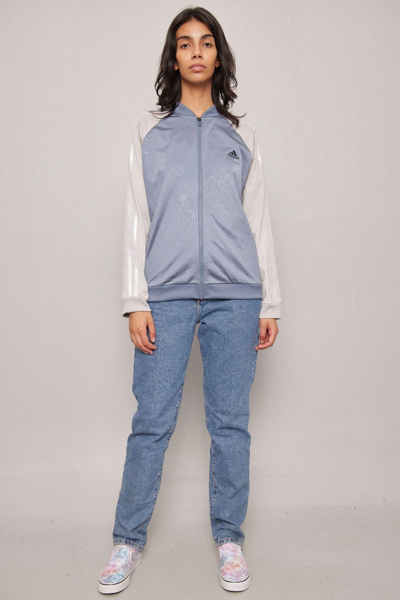 Poleron casual  multicolor  adidas talla L-3