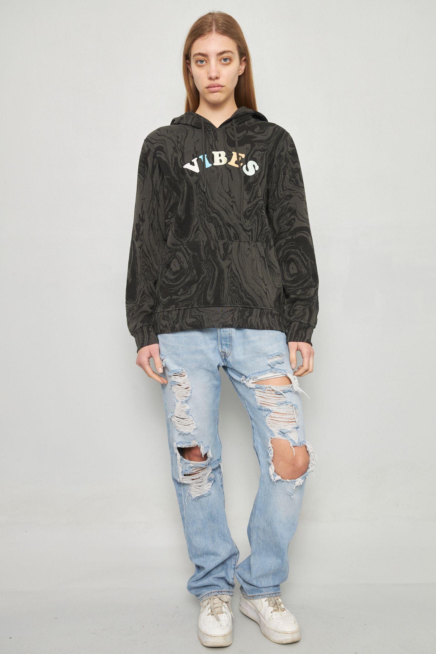 Poleron casual reciclado gris brooklyn talla L  -3