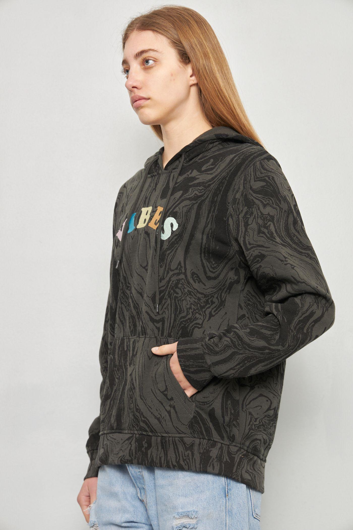 Poleron casual reciclado gris brooklyn talla L  -1