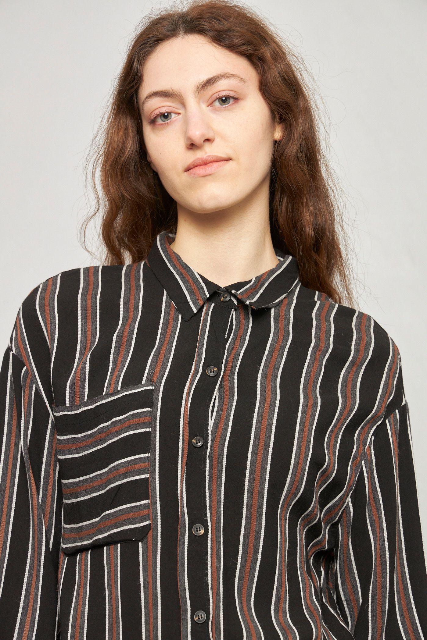 Blusa casual reciclado multicolor zara talla S  -4