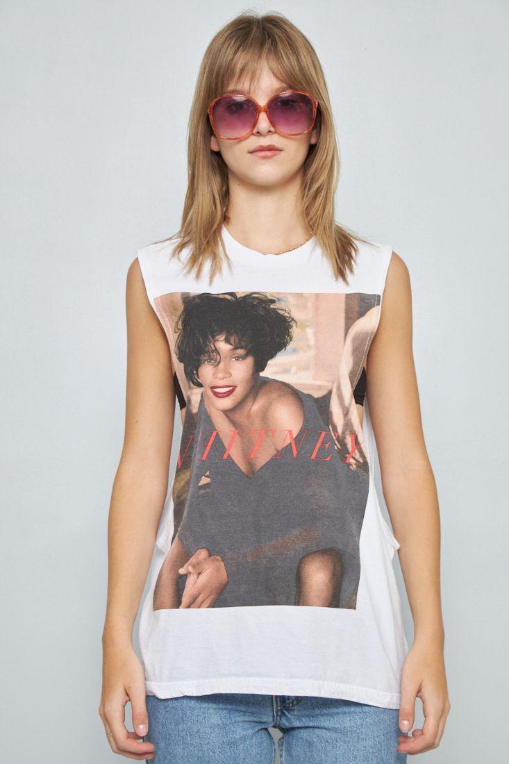 Polera sin mangas reciclado blanco lovemade M-0