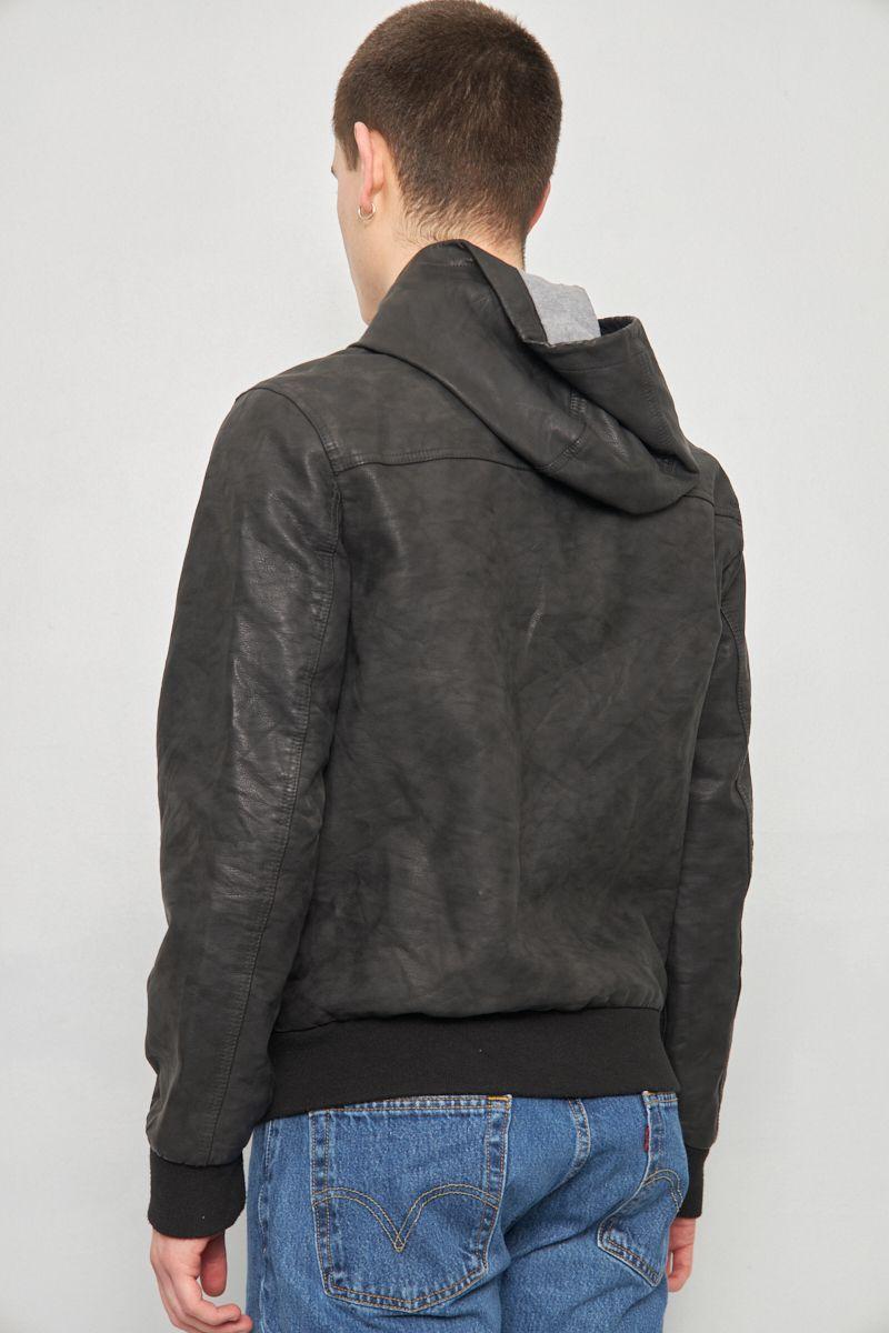 Chaqueta casual reciclado negro levis talla M  -2