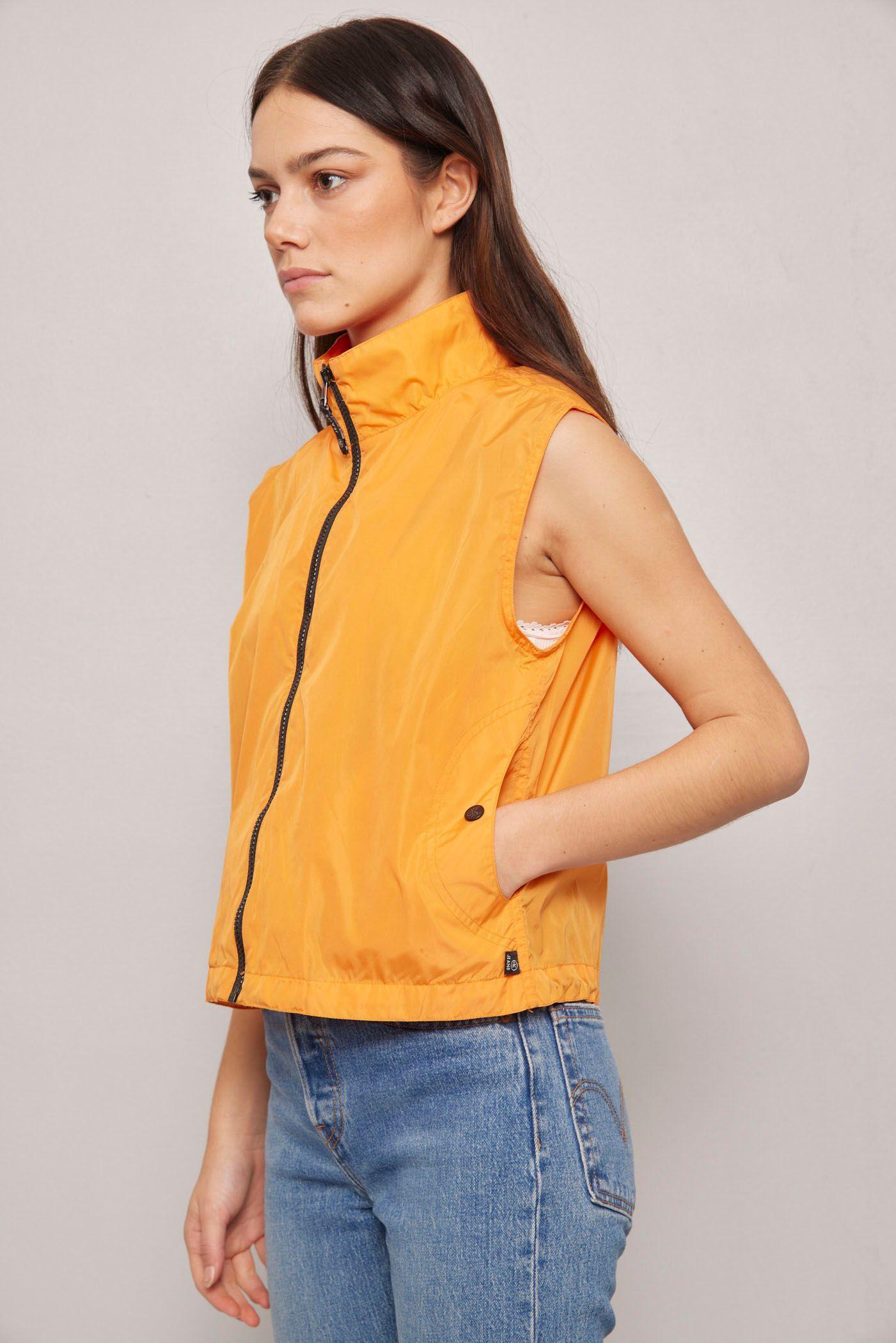 Cortaviento casual  naranja calvin klein jeans talla M-1