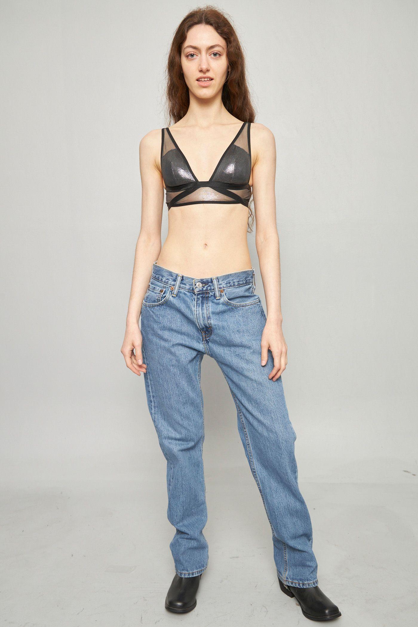 Sosten casual reciclado plateado victorias secret talla XS -3