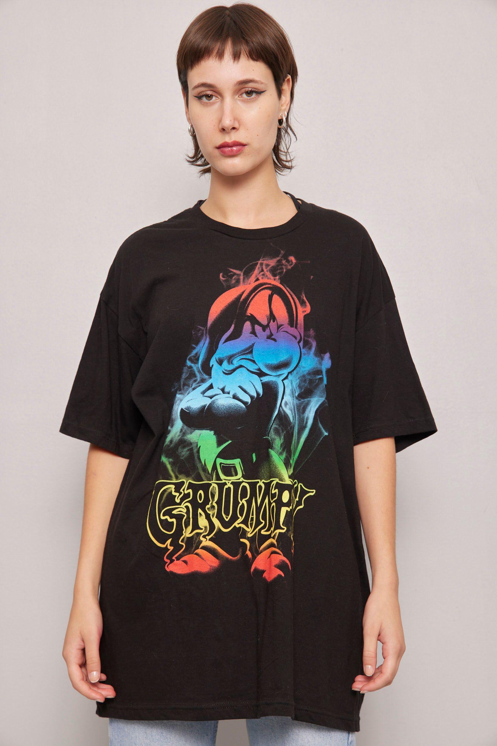 Polera casual  negro disneyland talla XL-0