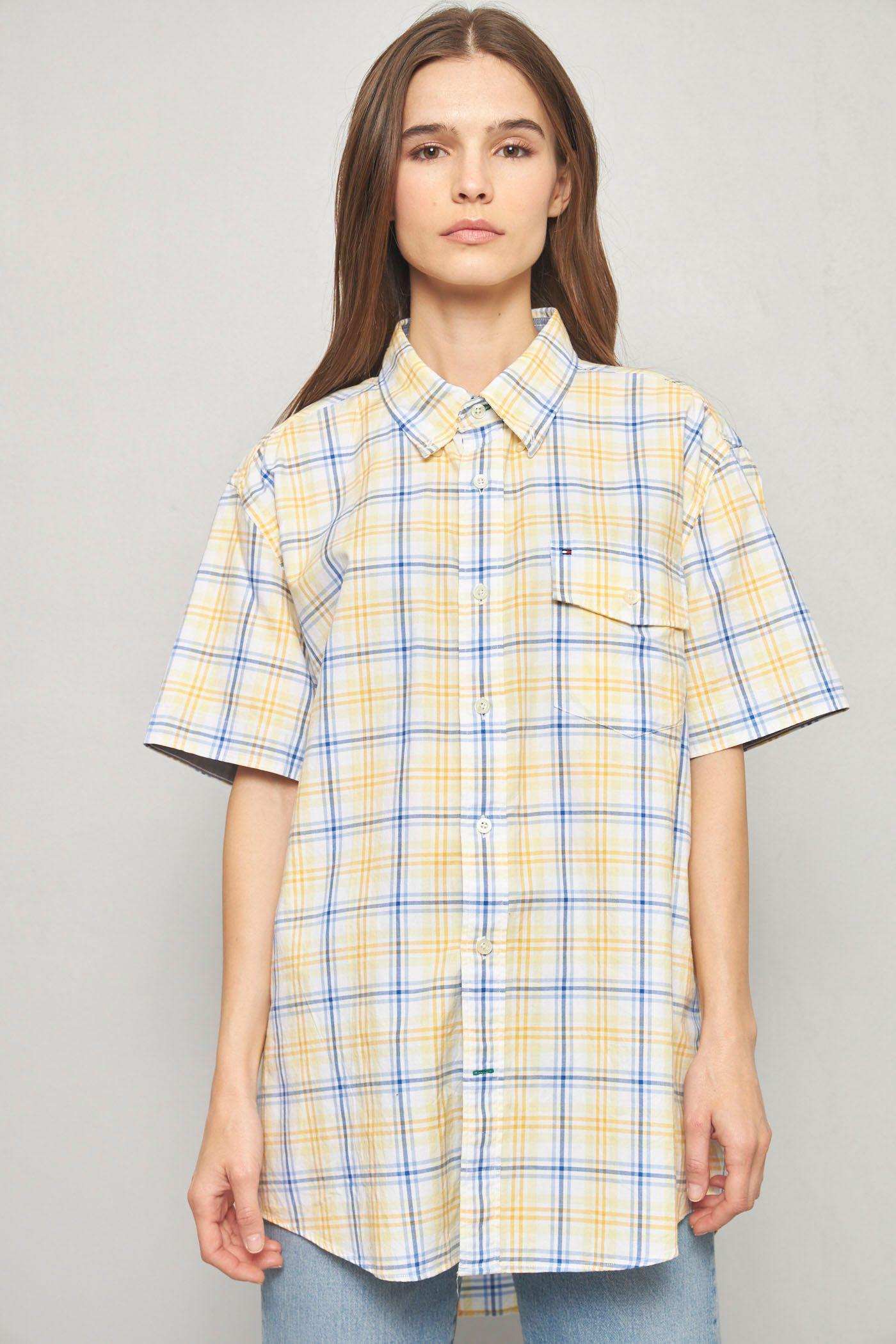 Blusa casual reciclado multicolor tommy hilfiger talla L -0