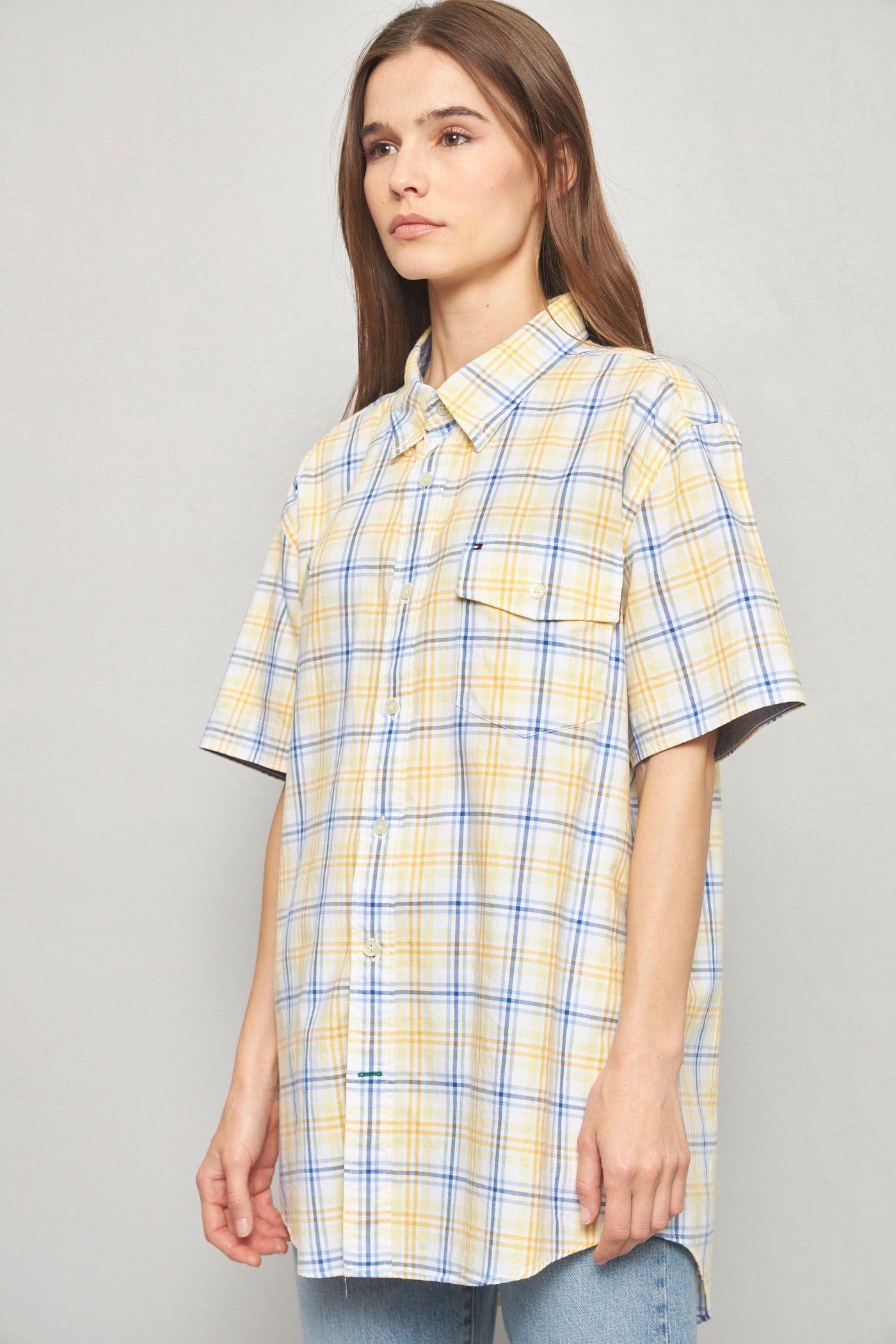 Blusa casual reciclado multicolor tommy hilfiger talla L -1