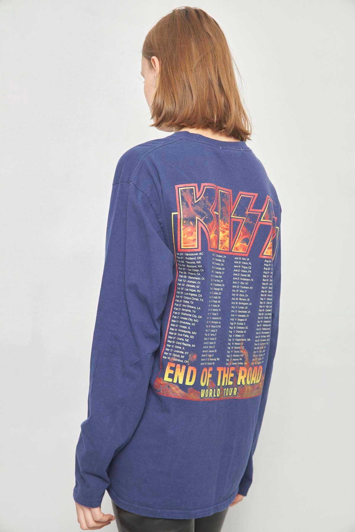 Polera casual reciclado azul port & campany talla L-2