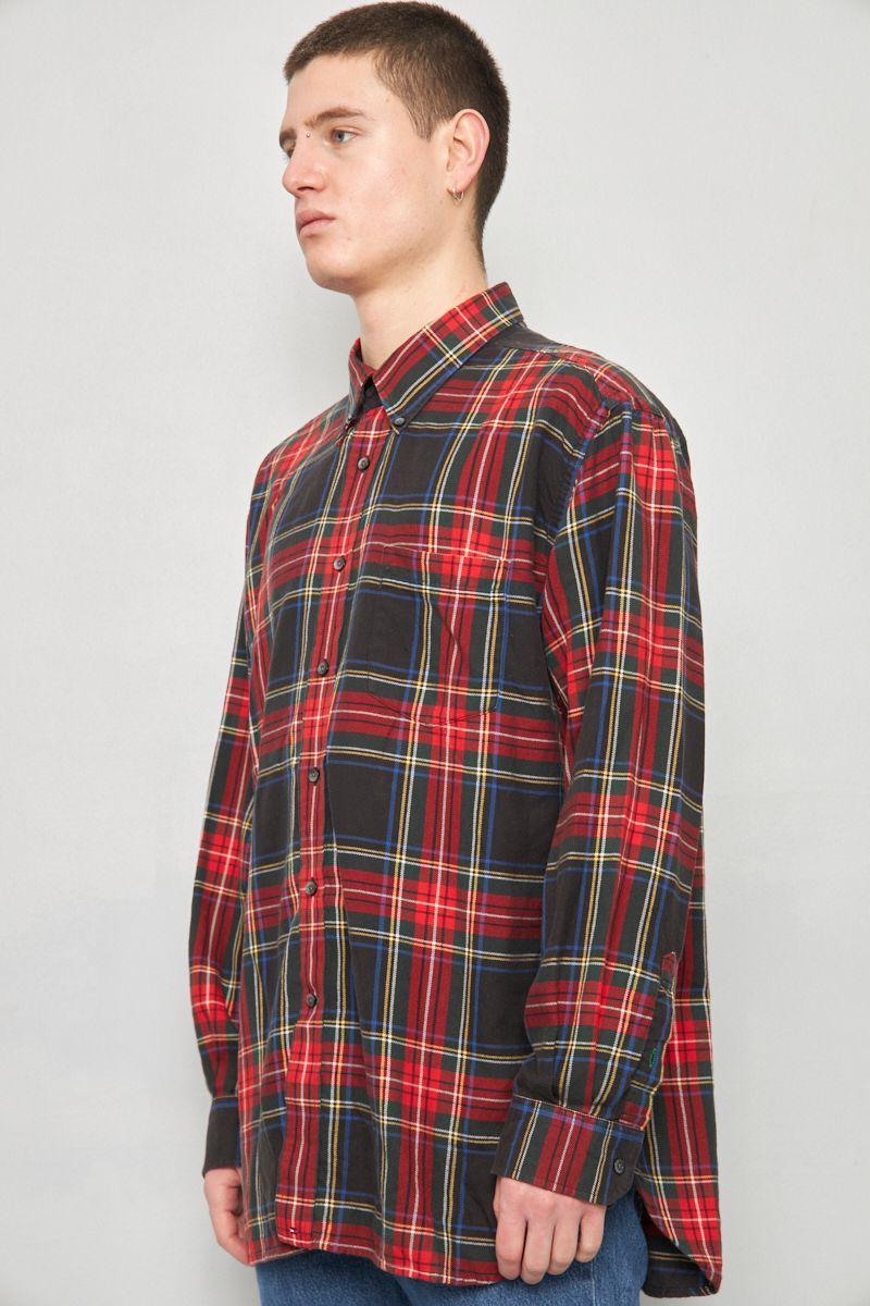 Camisa casual reciclado multicolor tommy hilfiger talla XL -1