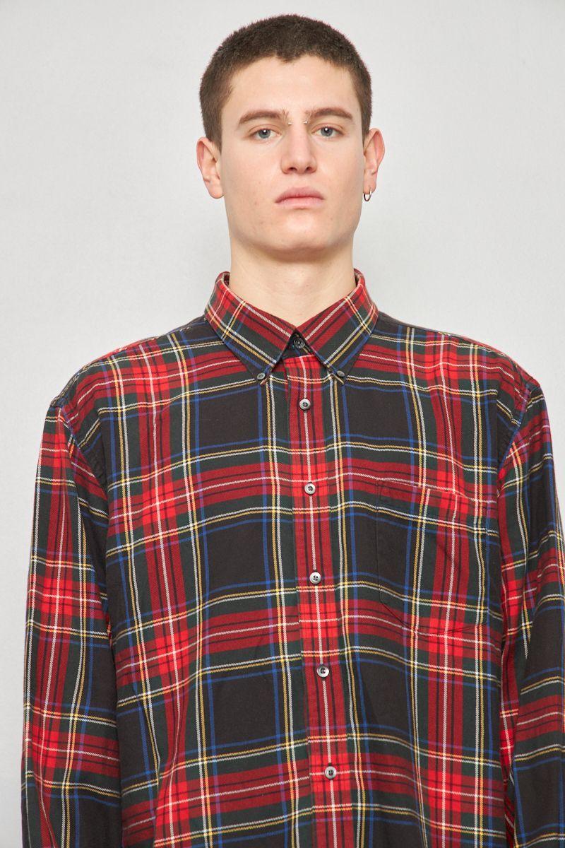 Camisa casual reciclado multicolor tommy hilfiger talla XL -4