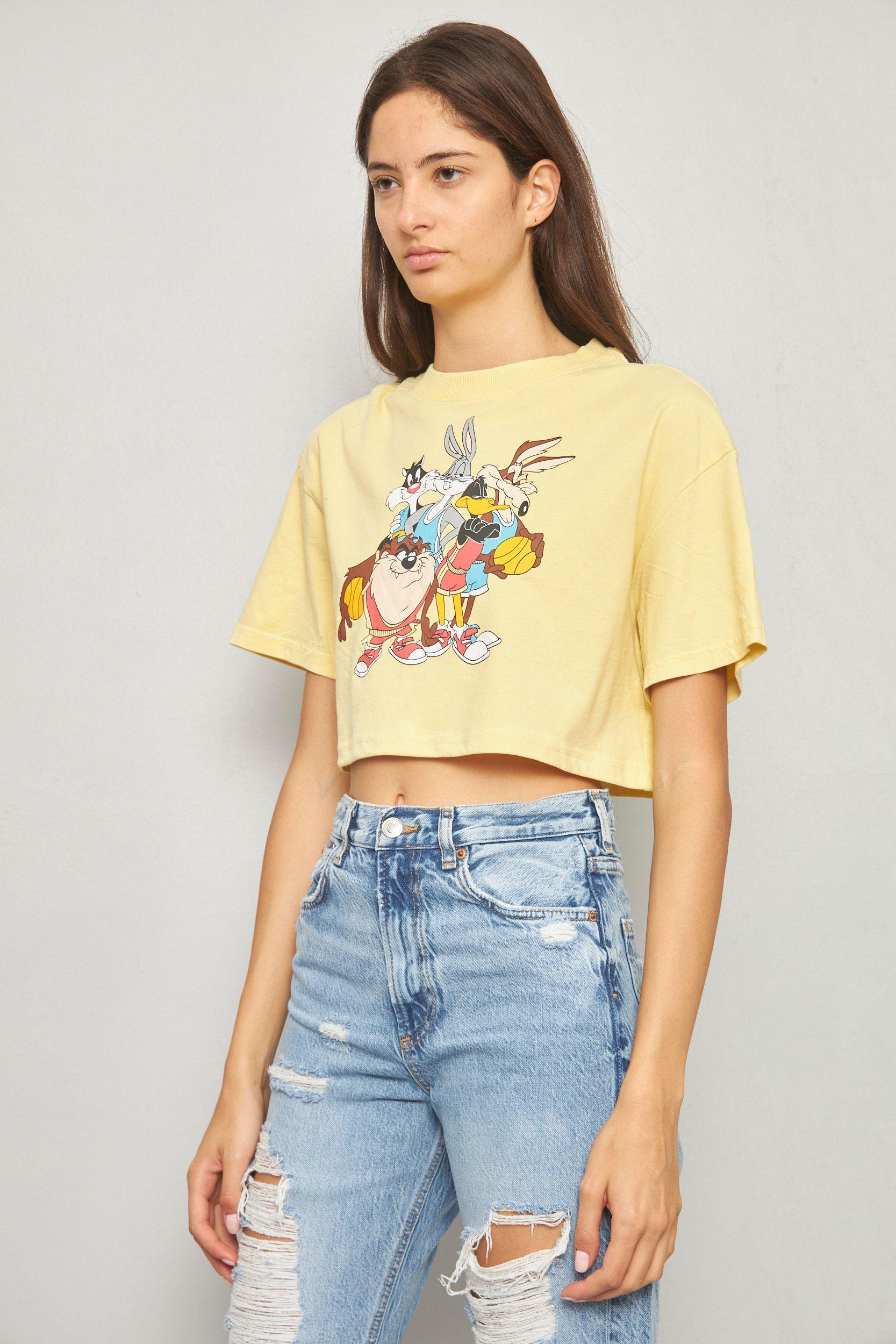 Polera casual reciclado amarillo lovemade XS-1