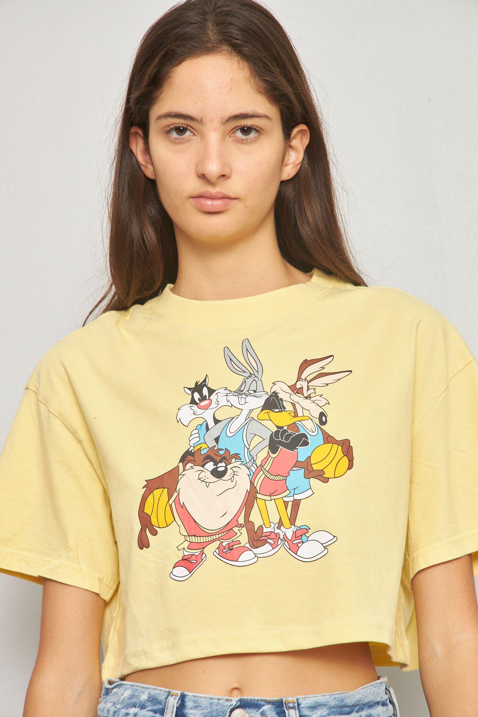 Polera casual reciclado amarillo lovemade XS-4