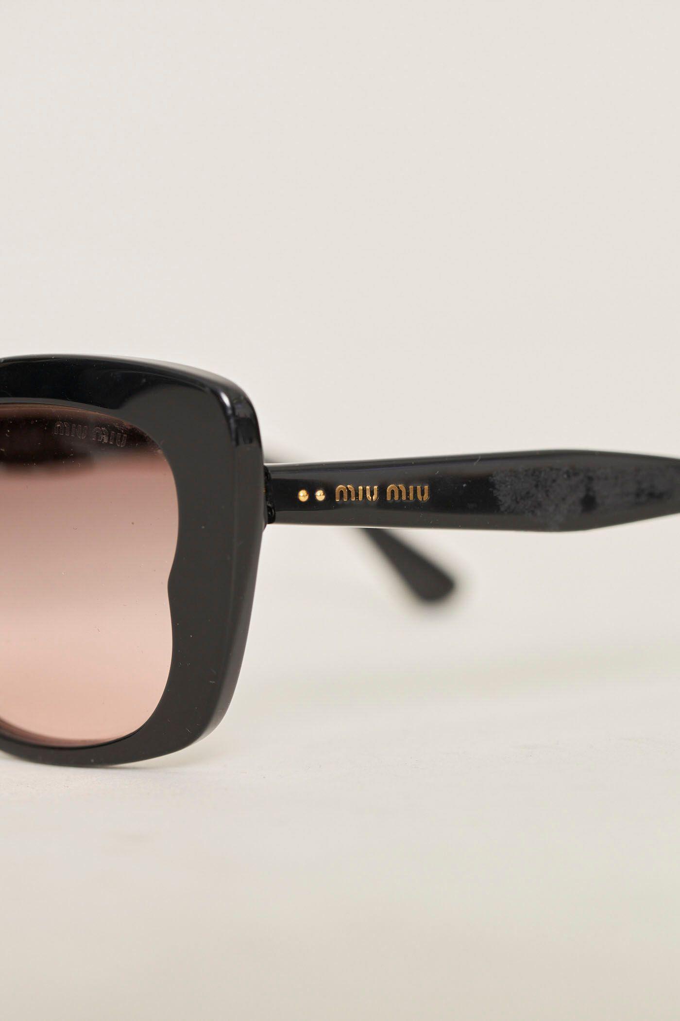 Lentes vintage reciclado camel miu miu talla M -2