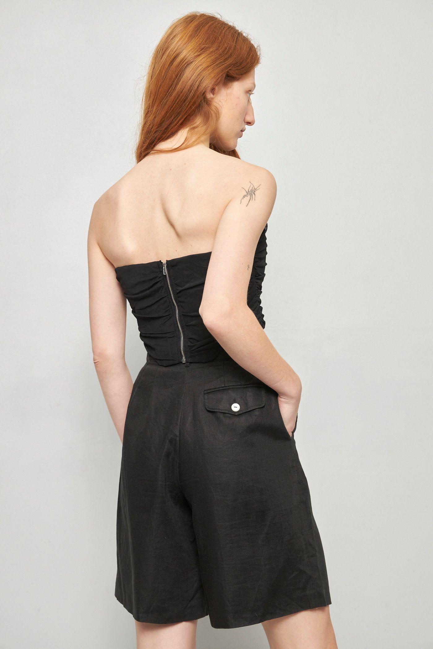 Shorts casual reciclado negro talbots talla XS  -2