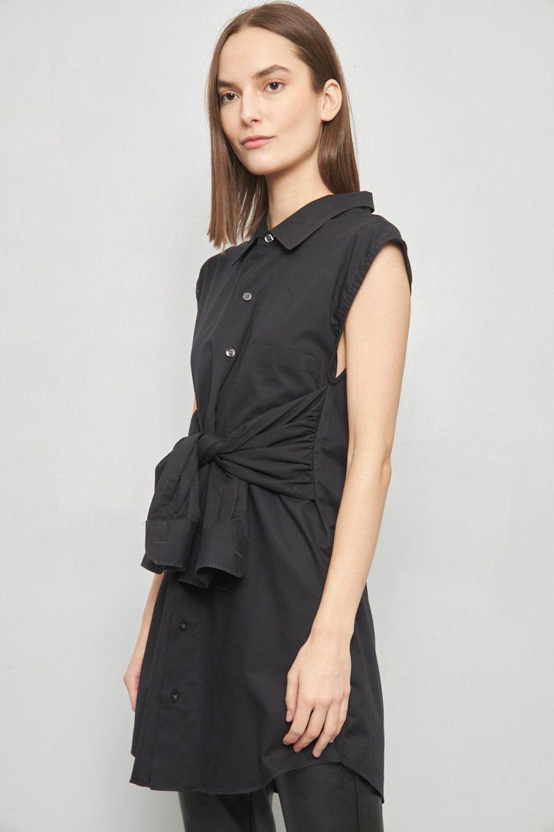 Blusa casual reciclado negro Lovemade talla 2XL  -1