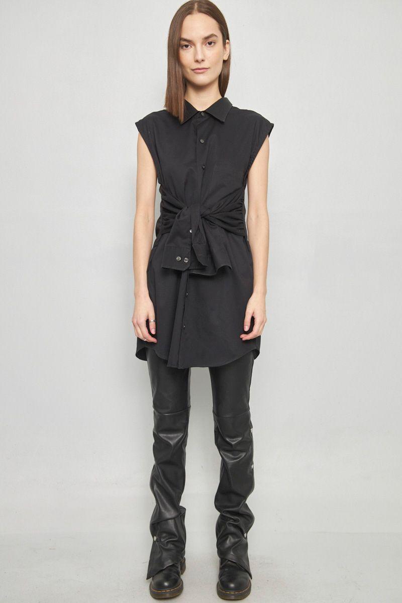 Blusa casual reciclado negro Lovemade talla 2XL  -3