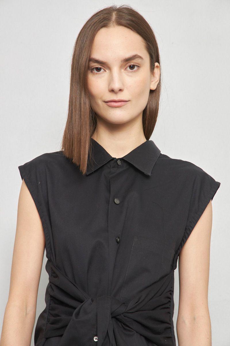 Blusa casual reciclado negro Lovemade talla 2XL  -4