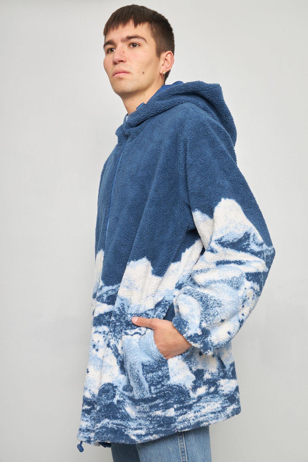 Poleron casual reciclado multicolor nostalgic talla M  -1