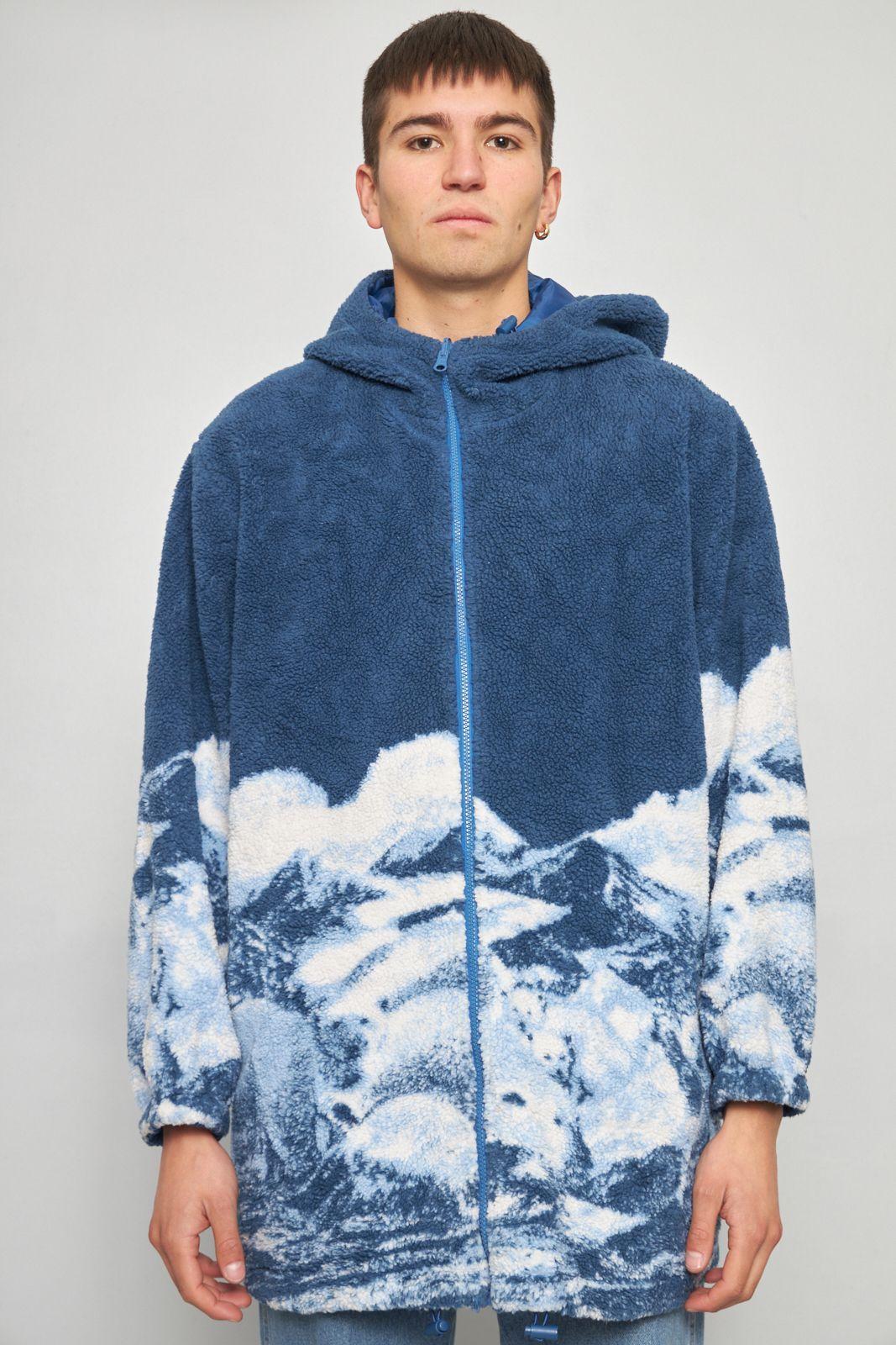 Poleron casual reciclado multicolor nostalgic talla M  -0