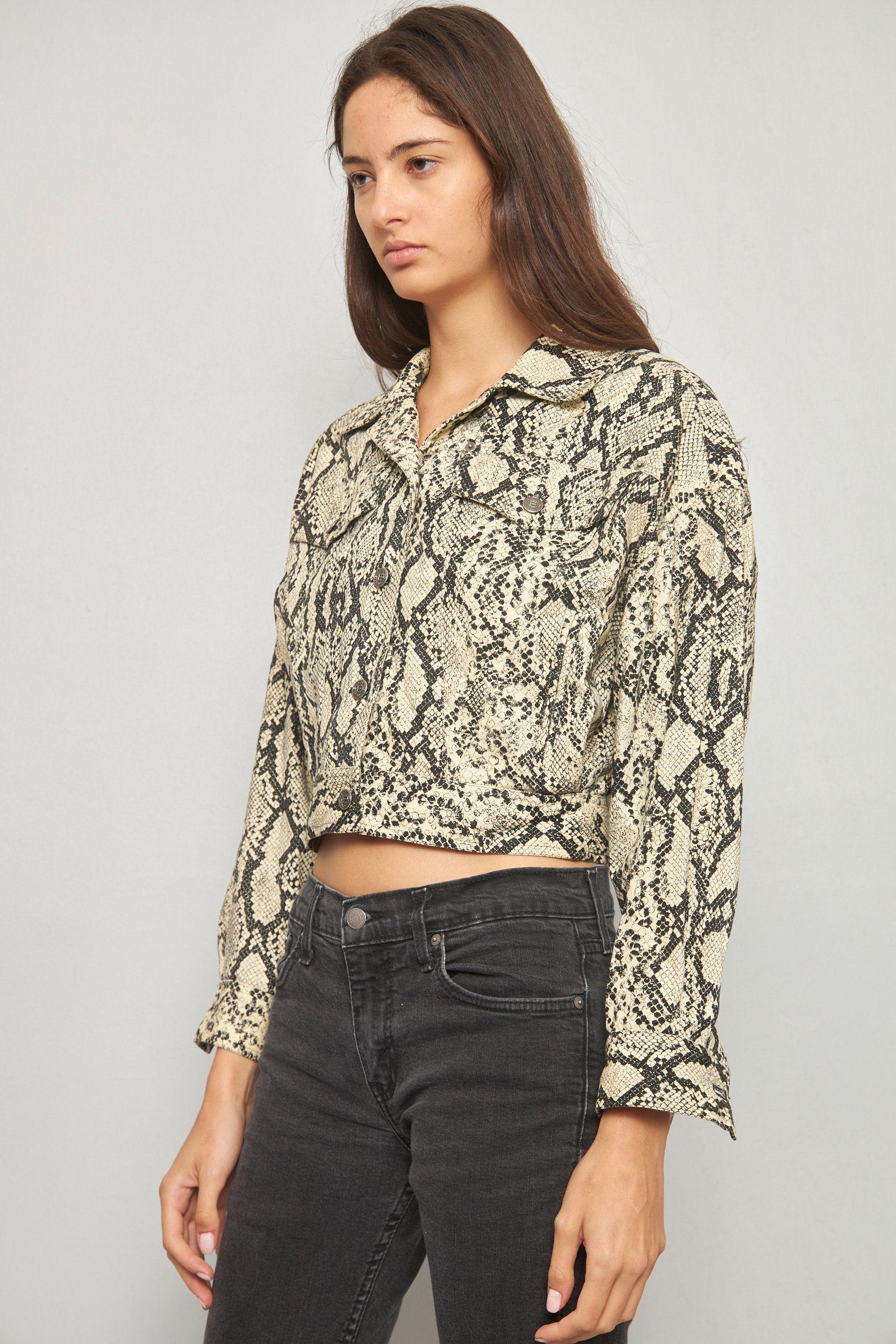 Chaqueta casual reciclado multicolor emanuel talla S  -1