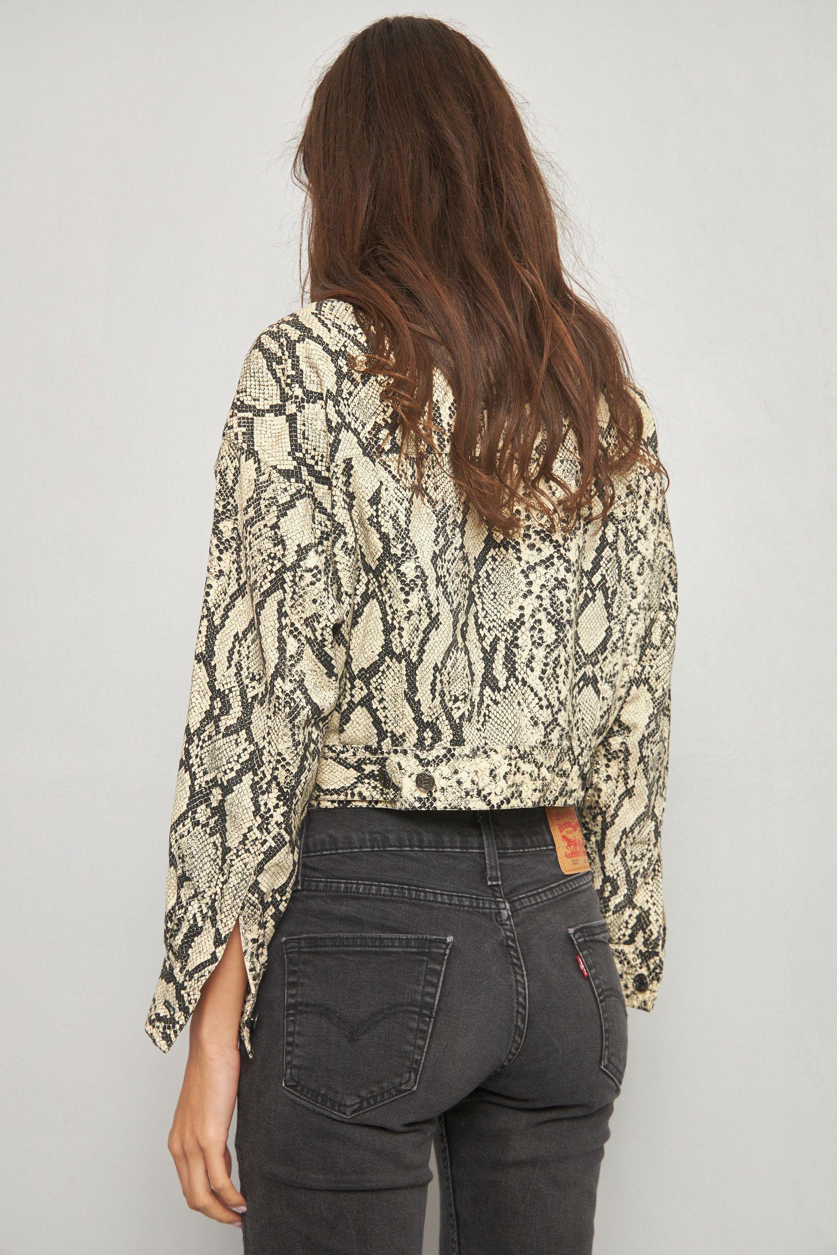 Chaqueta casual reciclado multicolor emanuel talla S  -2