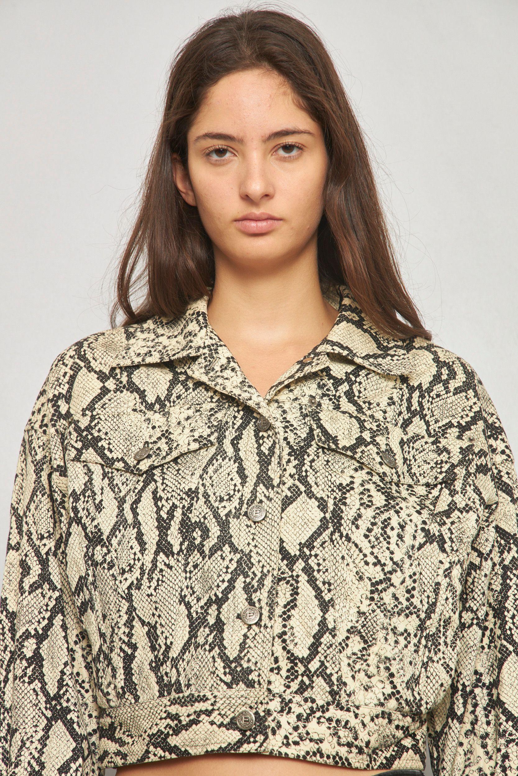 Chaqueta casual reciclado multicolor emanuel talla S  -4