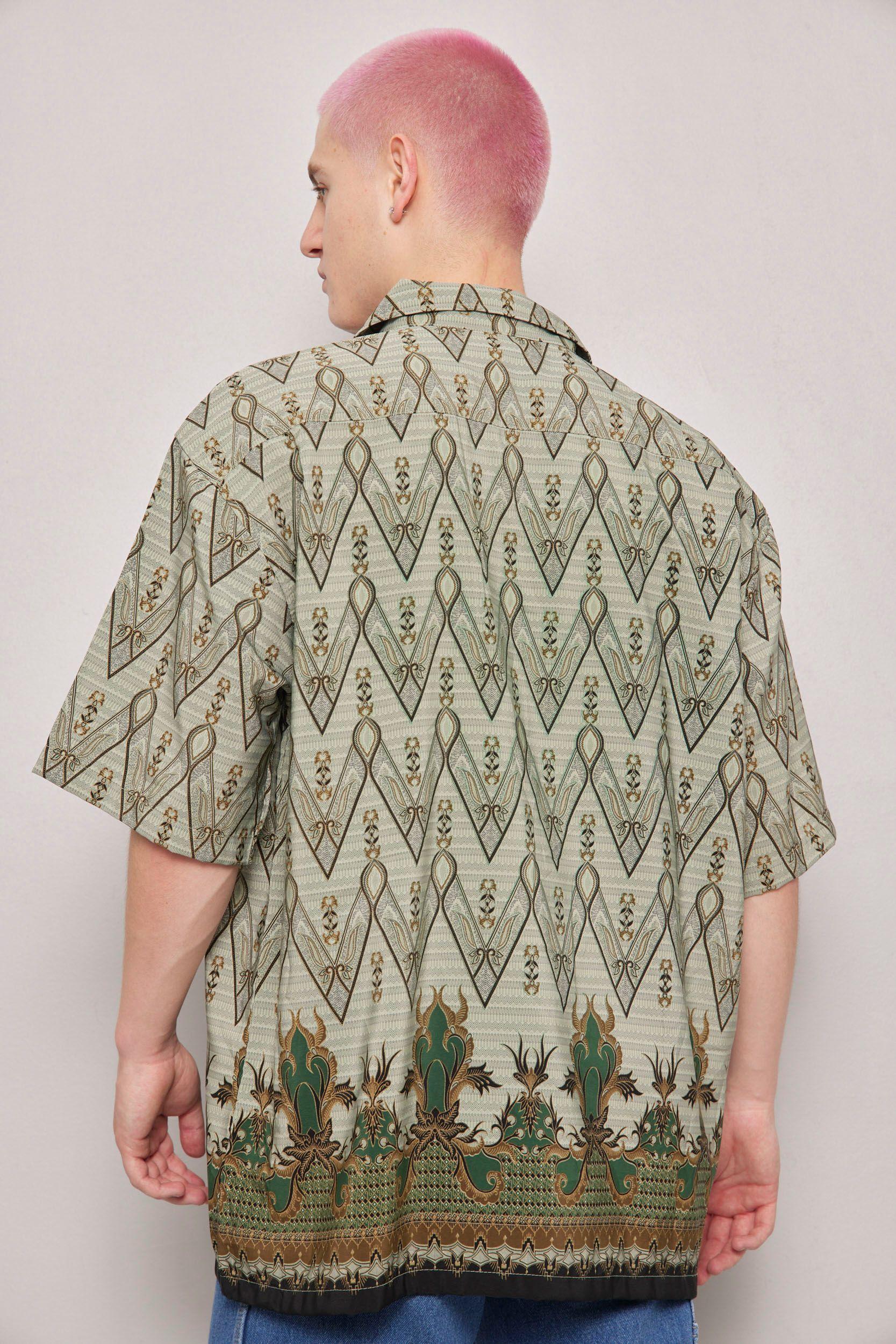 Camisa casual  multicolor 7 diamons talla XL-2