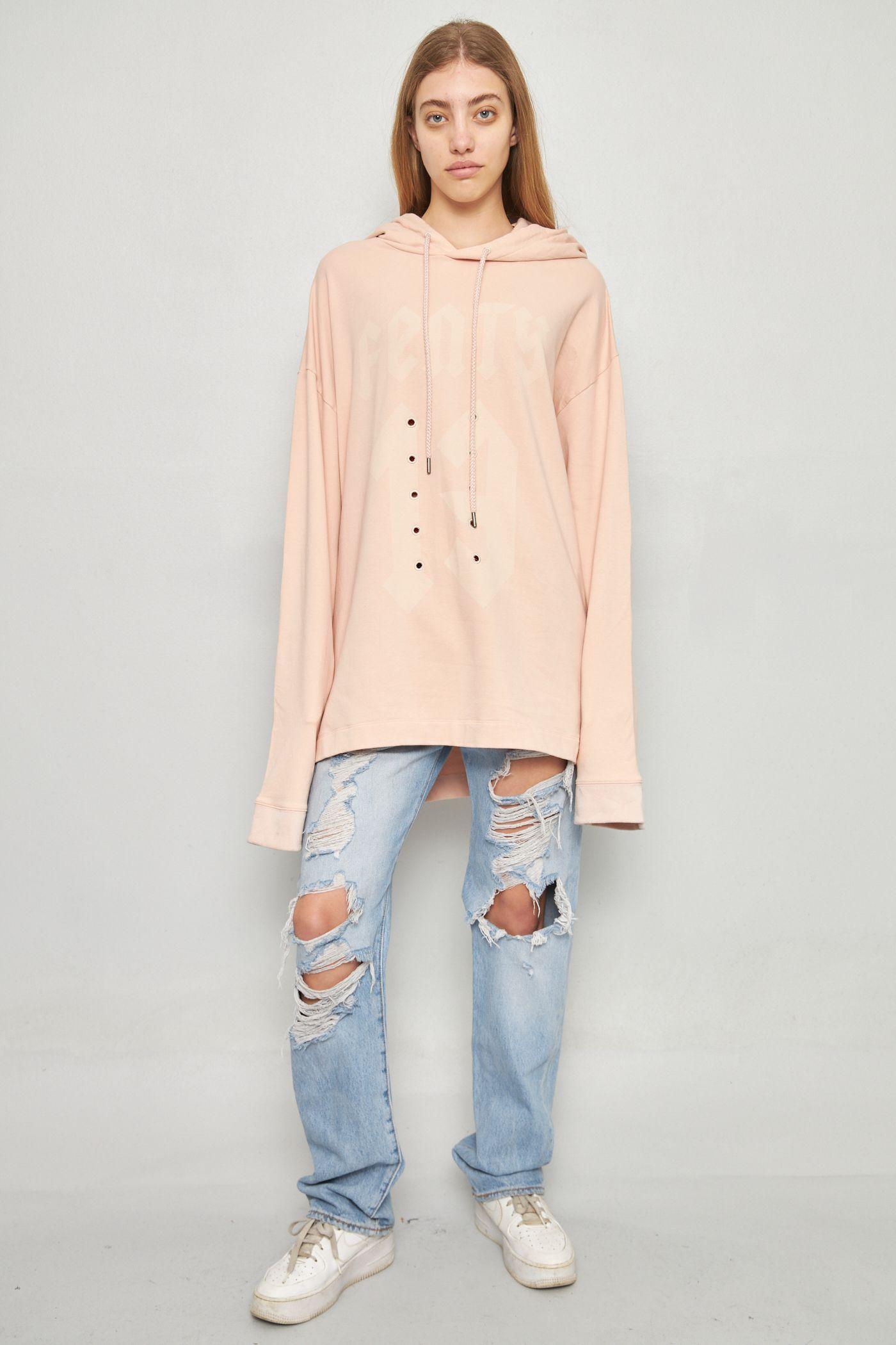 Poleron casual reciclado rosa puma talla S  -3