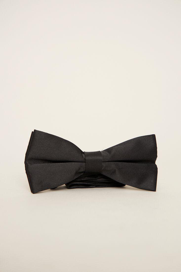 Corbata vintage reciclado negro nostalgic talla M  -0