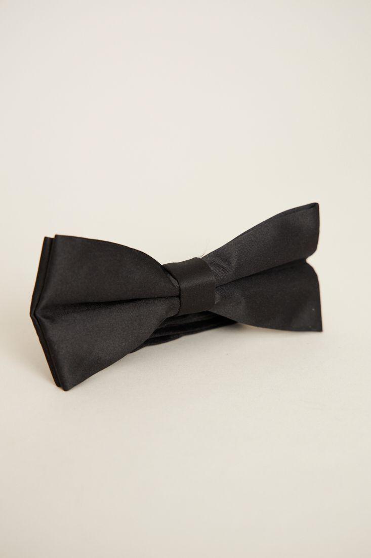 Corbata vintage reciclado negro nostalgic talla M  -3
