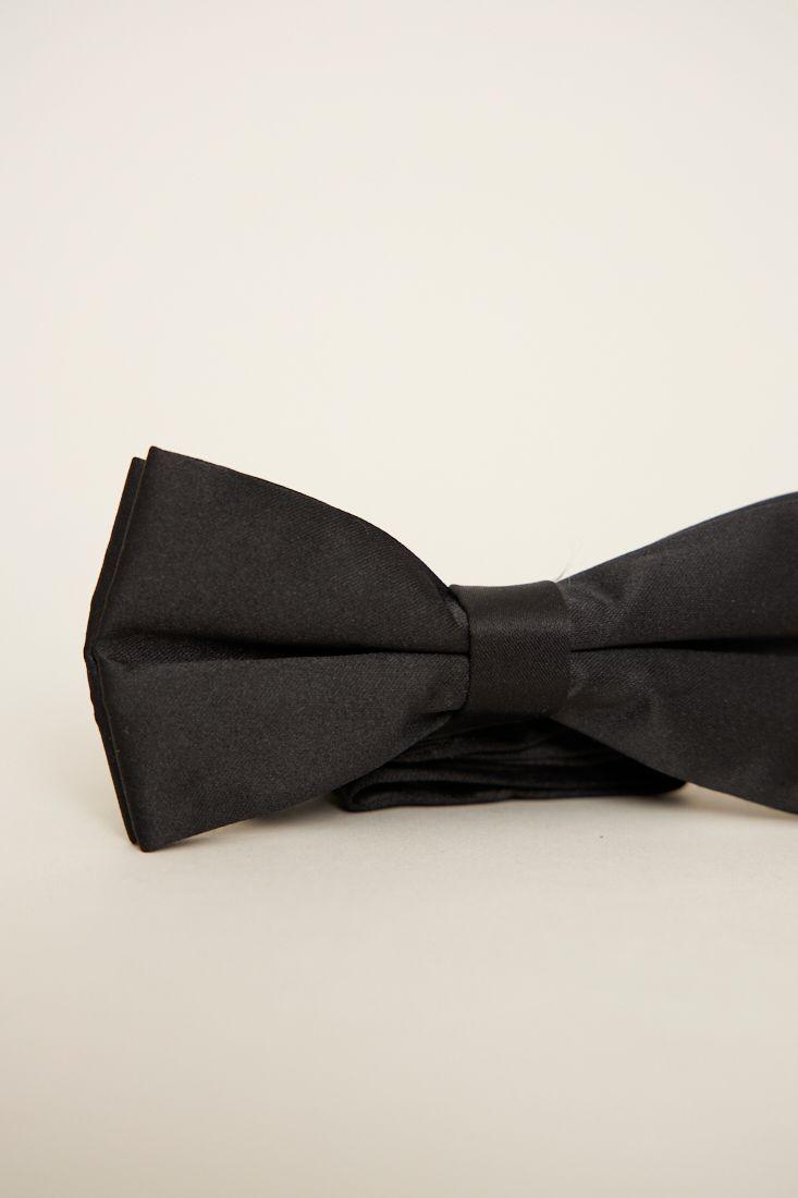 Corbata vintage reciclado negro nostalgic talla M  -2