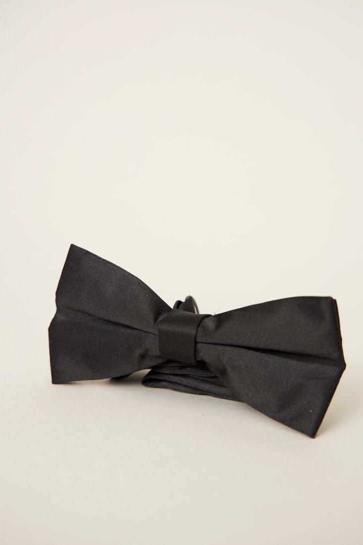 Corbata vintage reciclado negro nostalgic talla M  -4