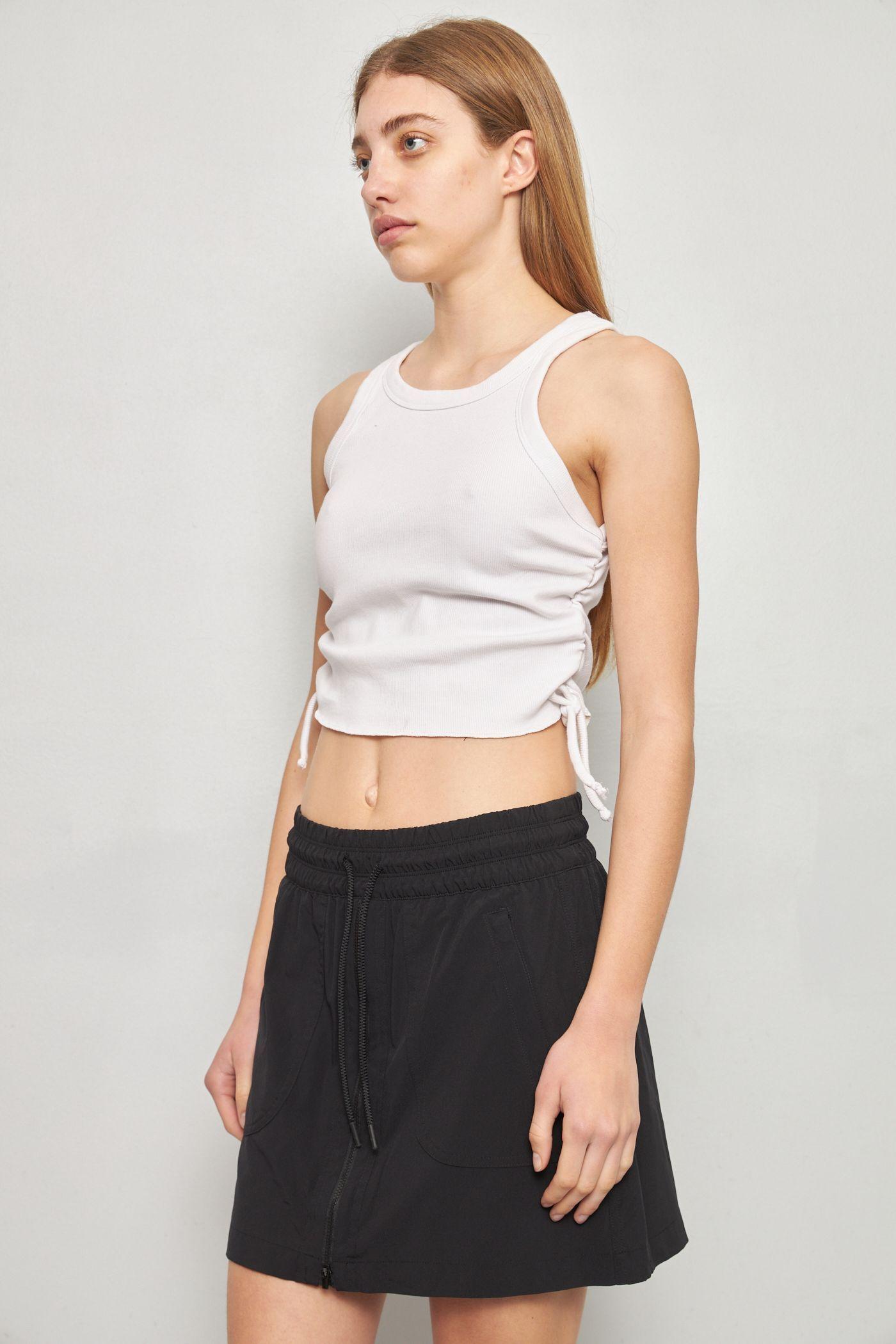 Falda casual reciclado negro athleta talla XS  -1