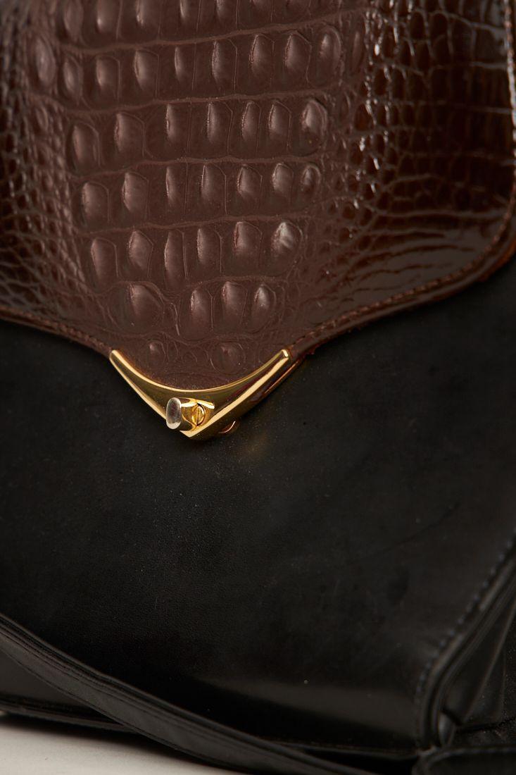 Cartera casual reciclado negro nostalgic talla M  -2