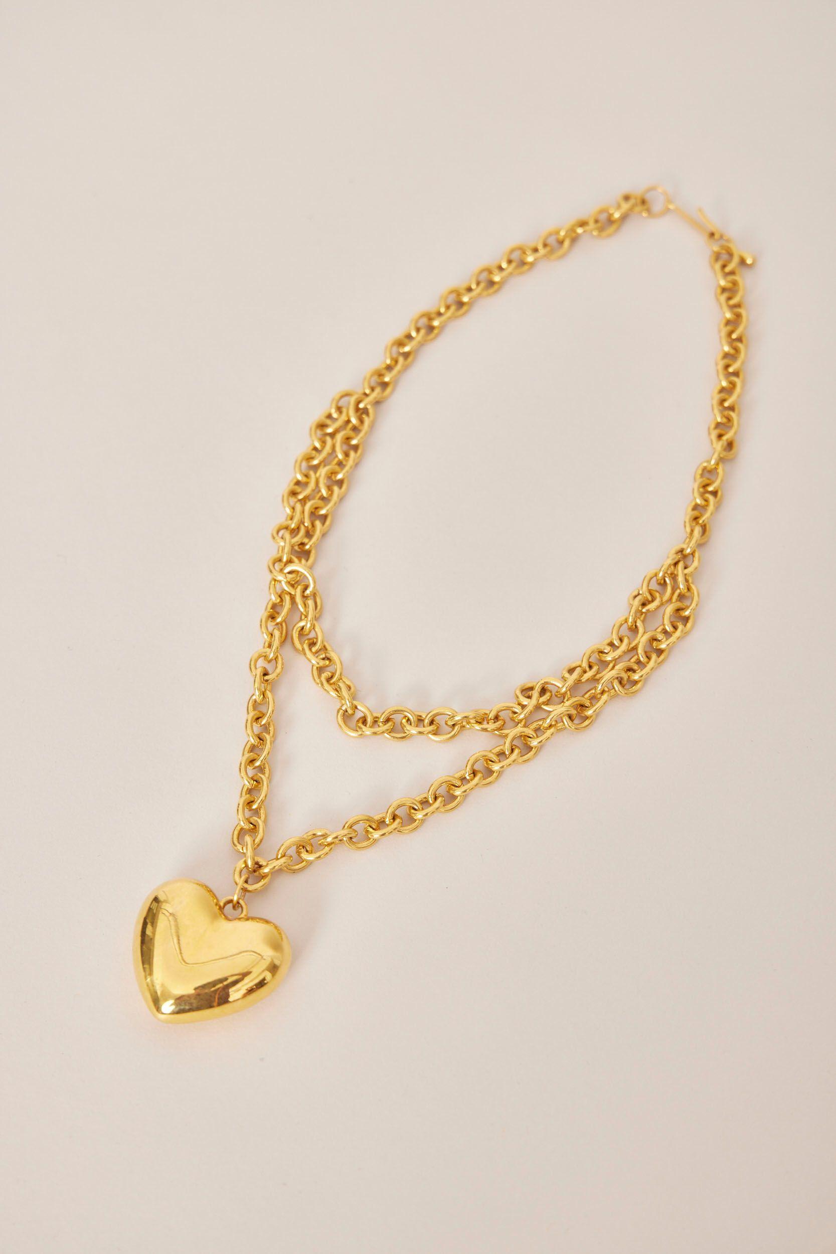 Collar vintage  dorado nostalgic talla M-4