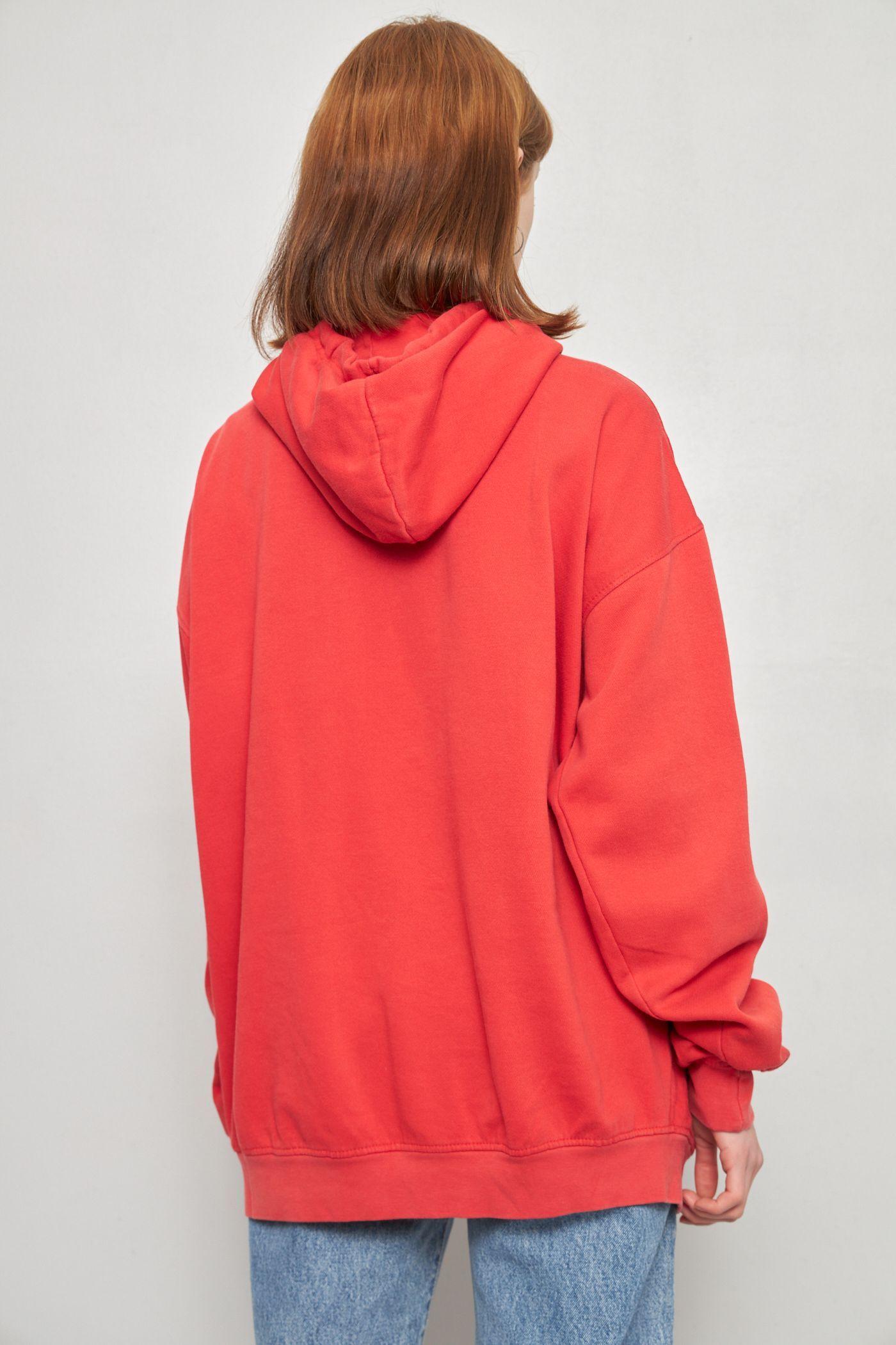 Poleron casual reciclado rojo ovb talla XL  -2