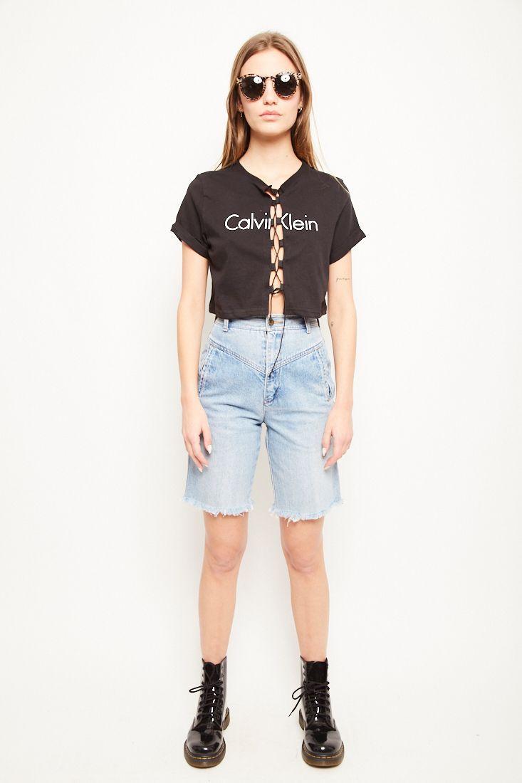 Shorts lovemade reciclado azul union bay talla S -4