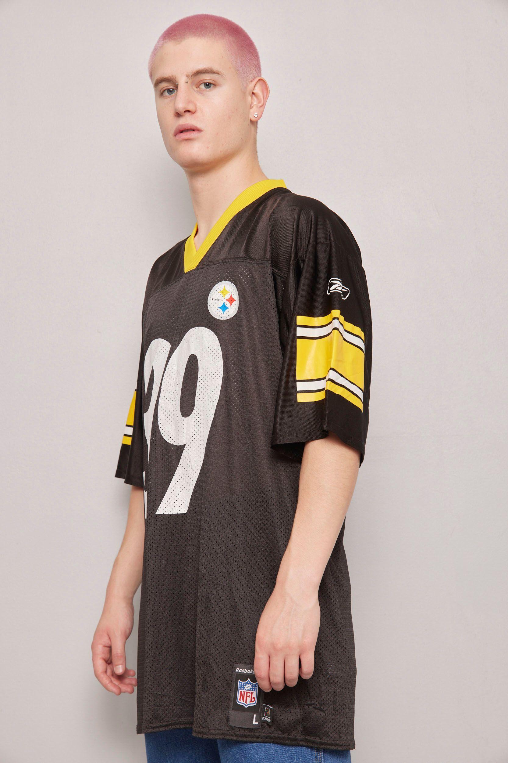 Polera casual  negro nfl talla L-1