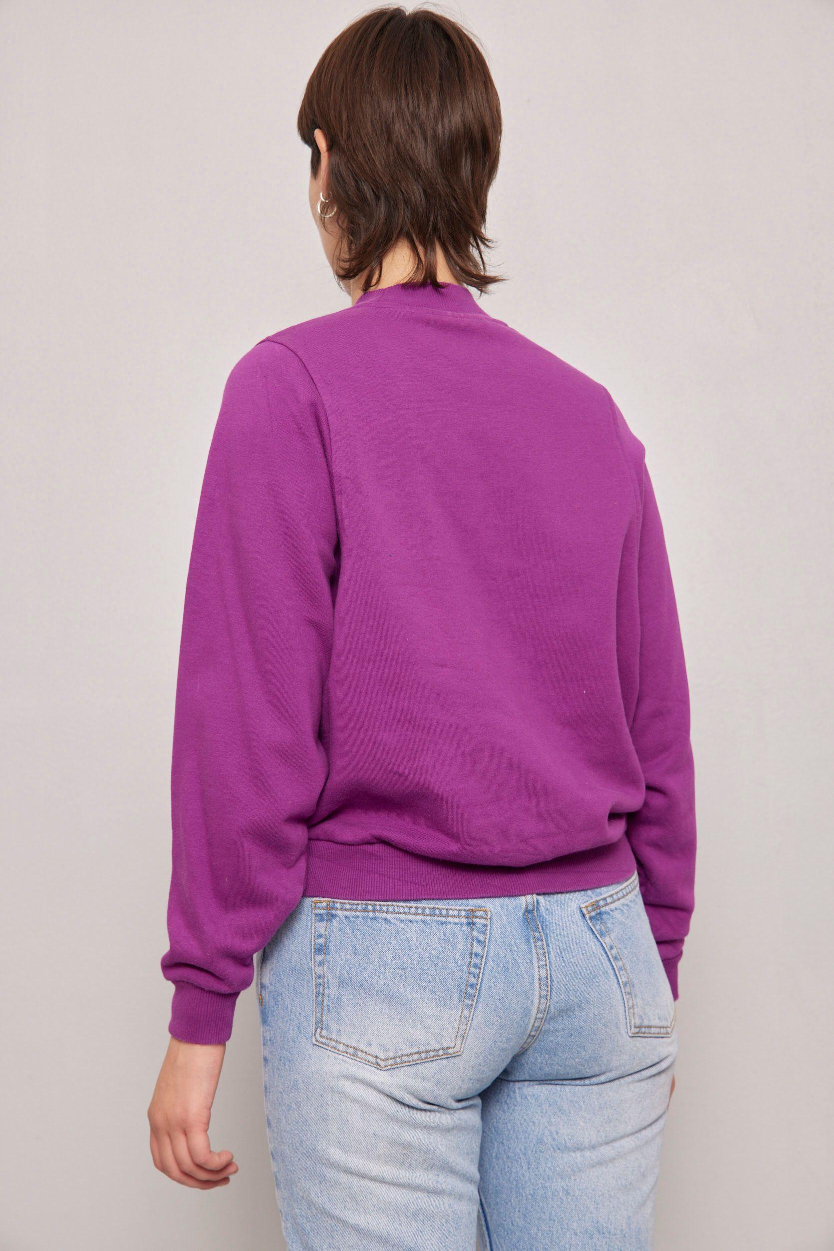 Poleron casual  morado fila talla XS-2