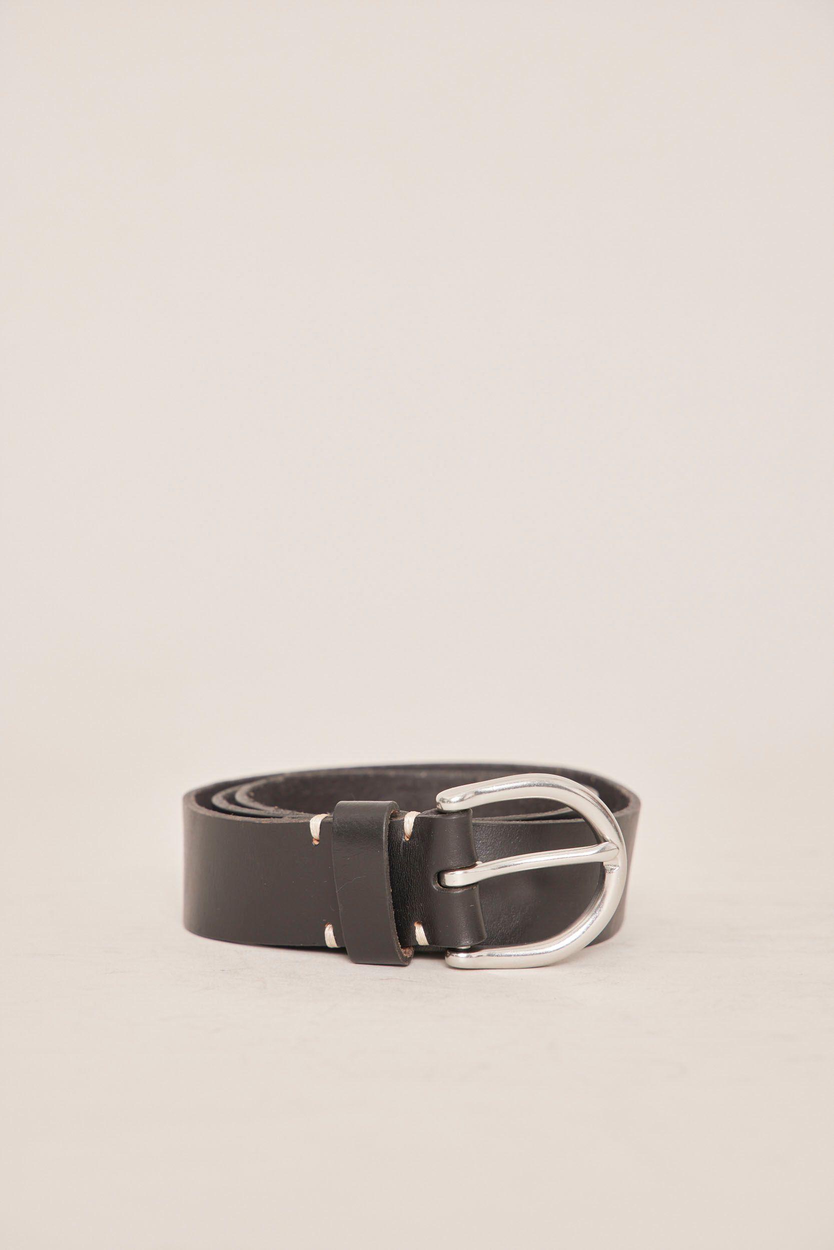 Cinturon vintage  negro banana republic talla M-0