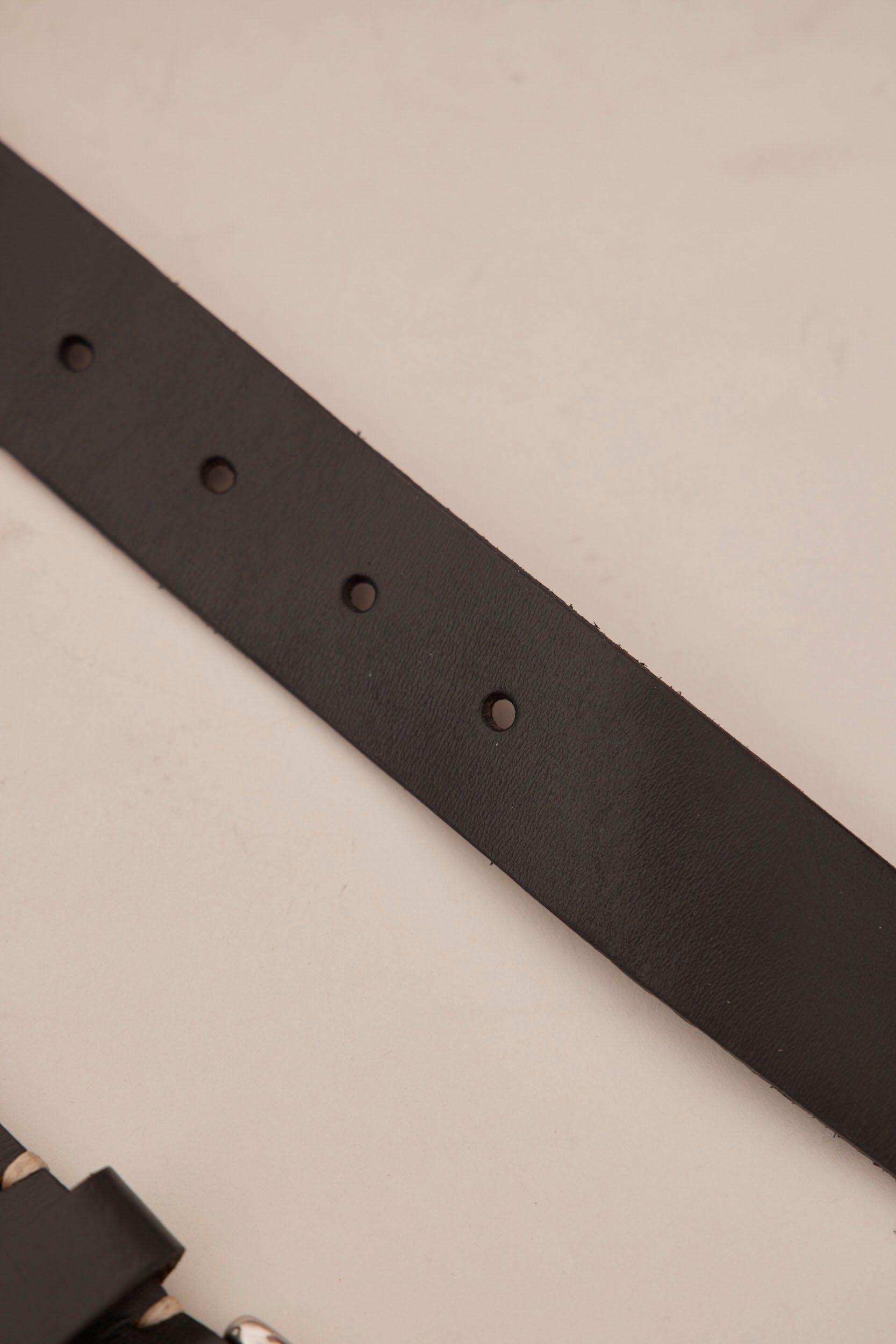 Cinturon vintage  negro banana republic talla M-4