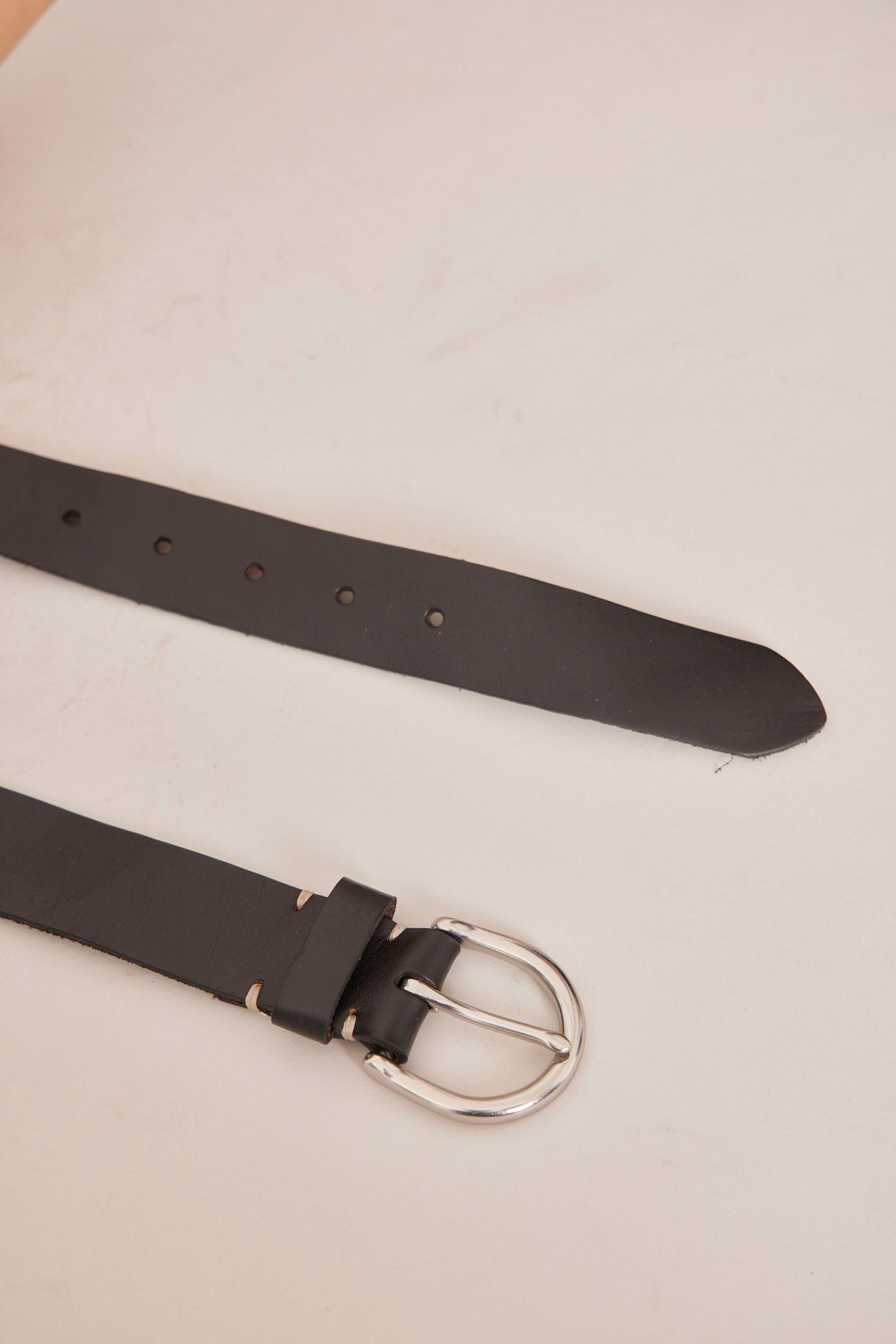 Cinturon vintage  negro banana republic talla M-2