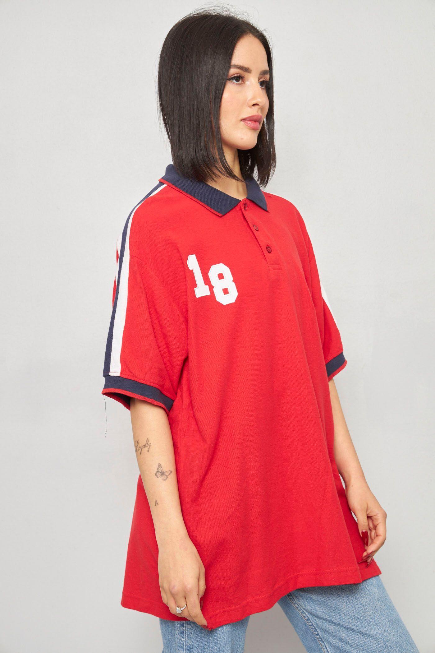 Polera casual reciclado rojo beverly hills polo club talla-1