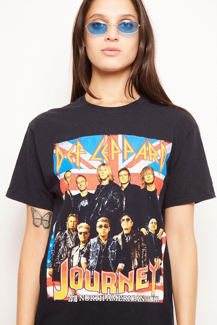 Polera de rock reciclado negro fruit of the loom-0