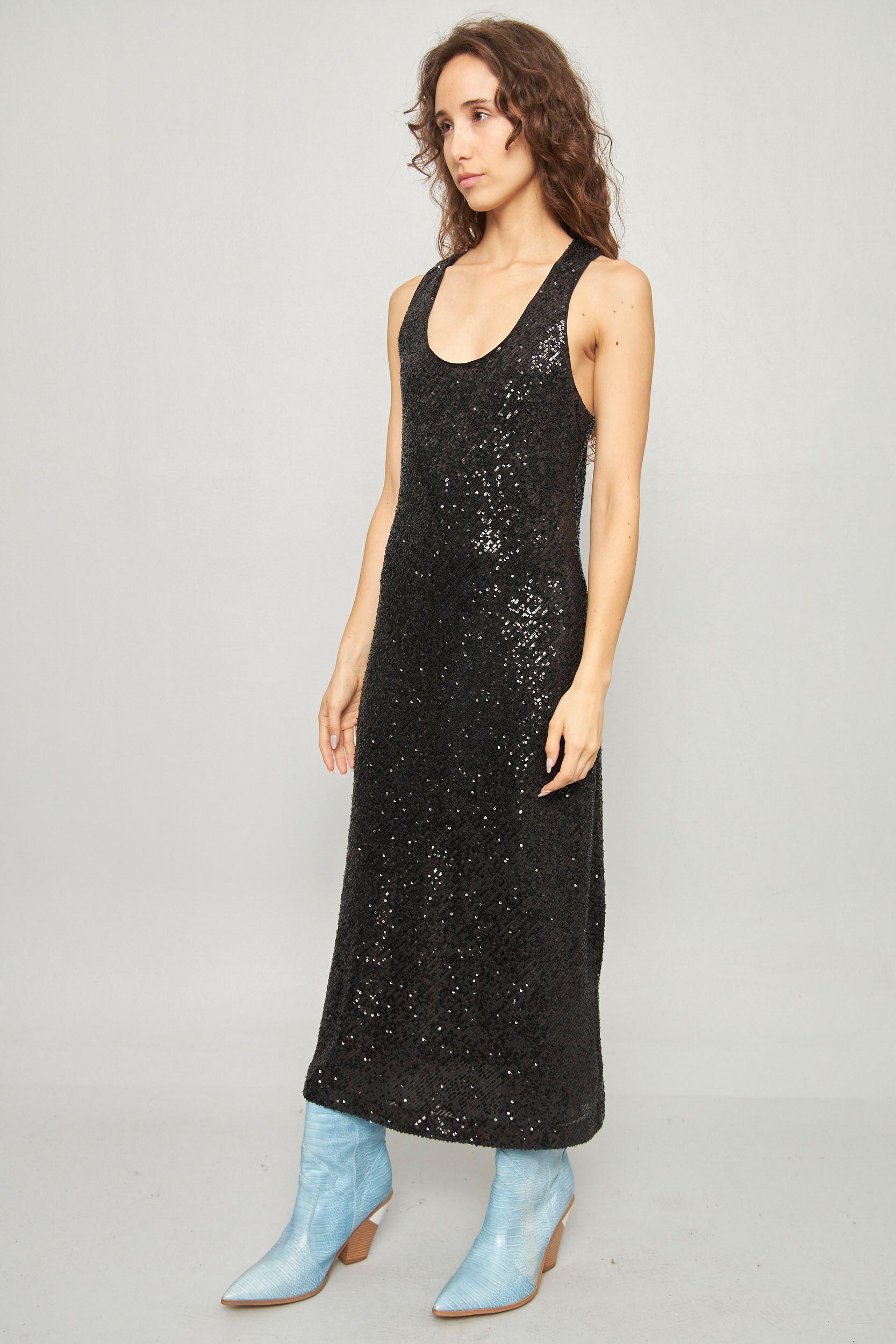 Vestido casual  negro banana republic talla XS-1